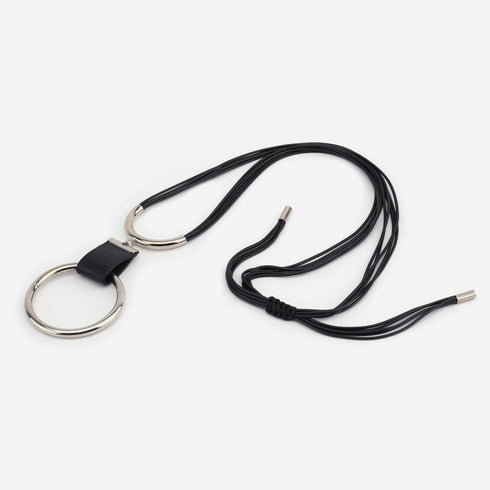 10 Pieces Eyeglass Holder Loop Necklace Nylon Rope Eyeglass Chain Stainless Steel Ring Glasses Holder Strap Cord,RN43047
